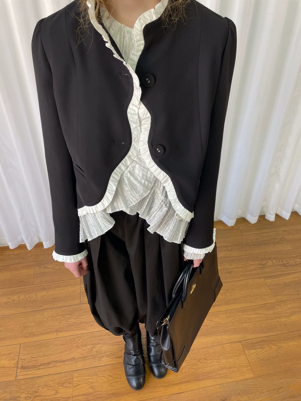 Loosesmell Versatile Skinny Short Blazer