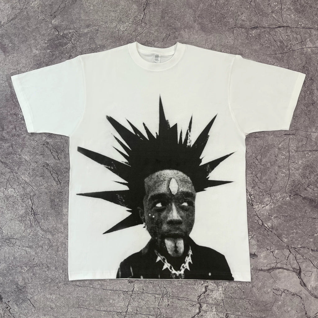 DKNT Character Print Casual Loose Tee