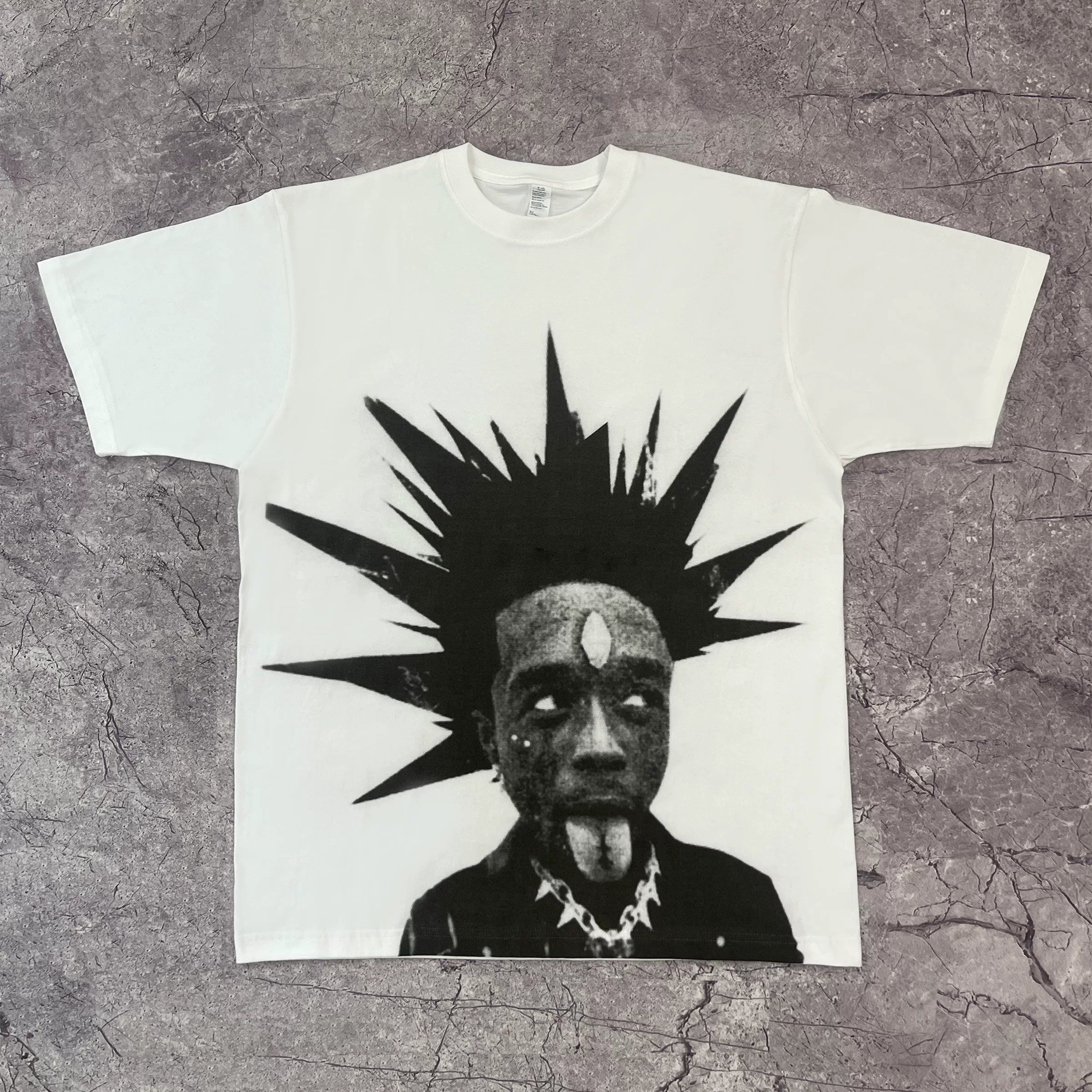 DKNT Character Print Casual Loose Tee