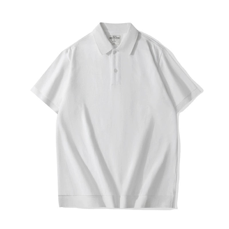 PrintAce Lapel Loose Base Polo Shirt