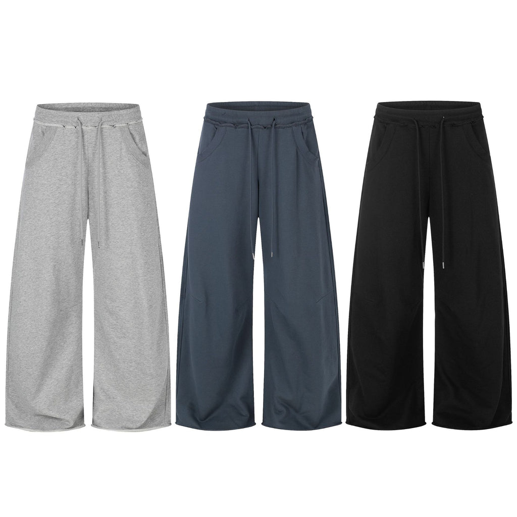 11KN Casual Straight Letter Printed Sweatpants