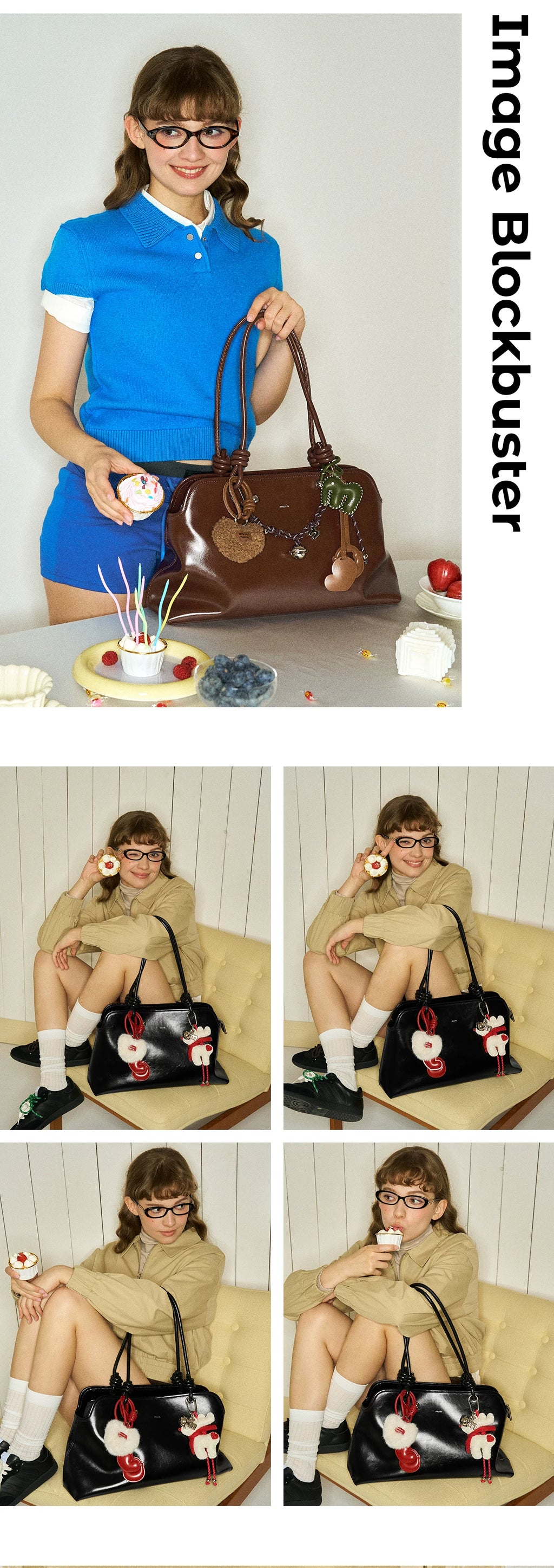 Muva Large Capacity Knot Underarm Bag
