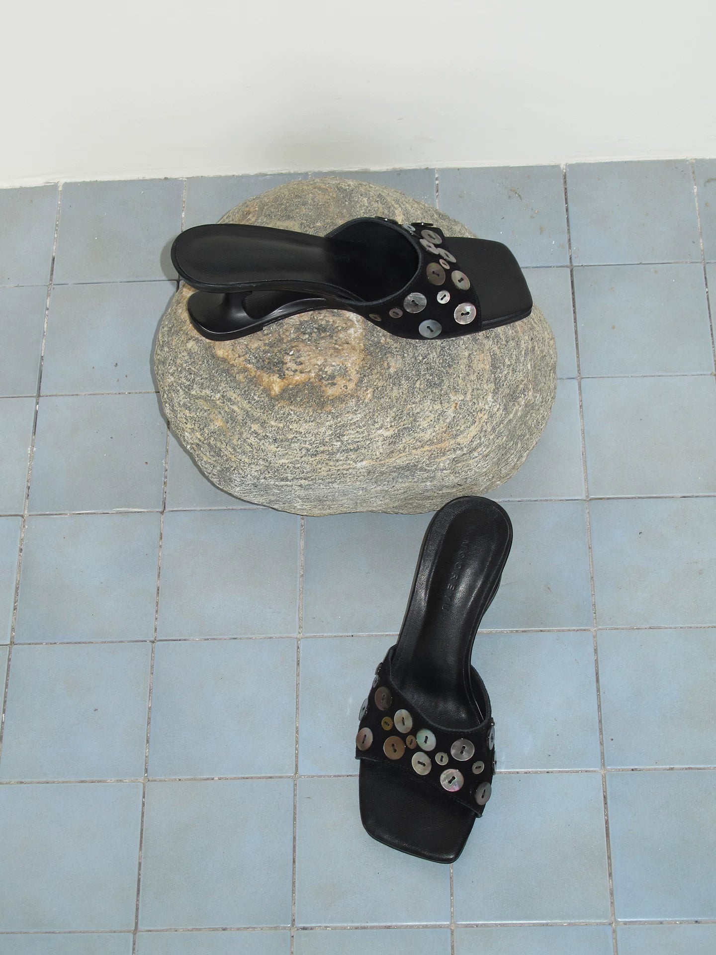 Maltelle Vintage Square Heel Sandals