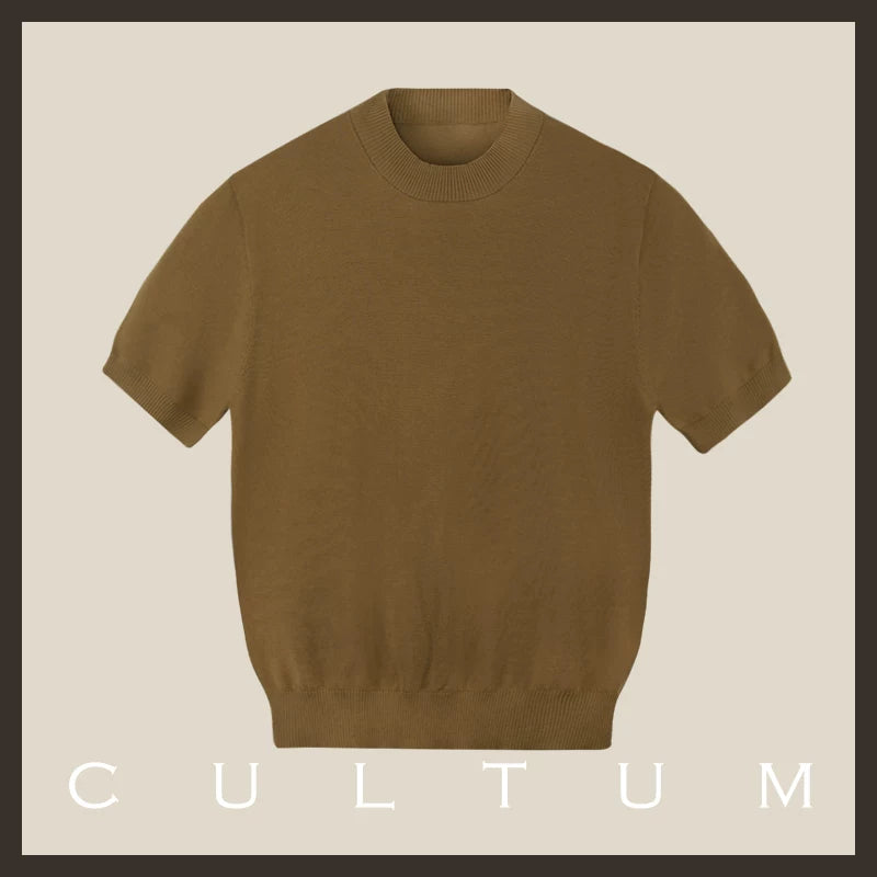 CULTA Light and Breathable Casual Knitted Tee