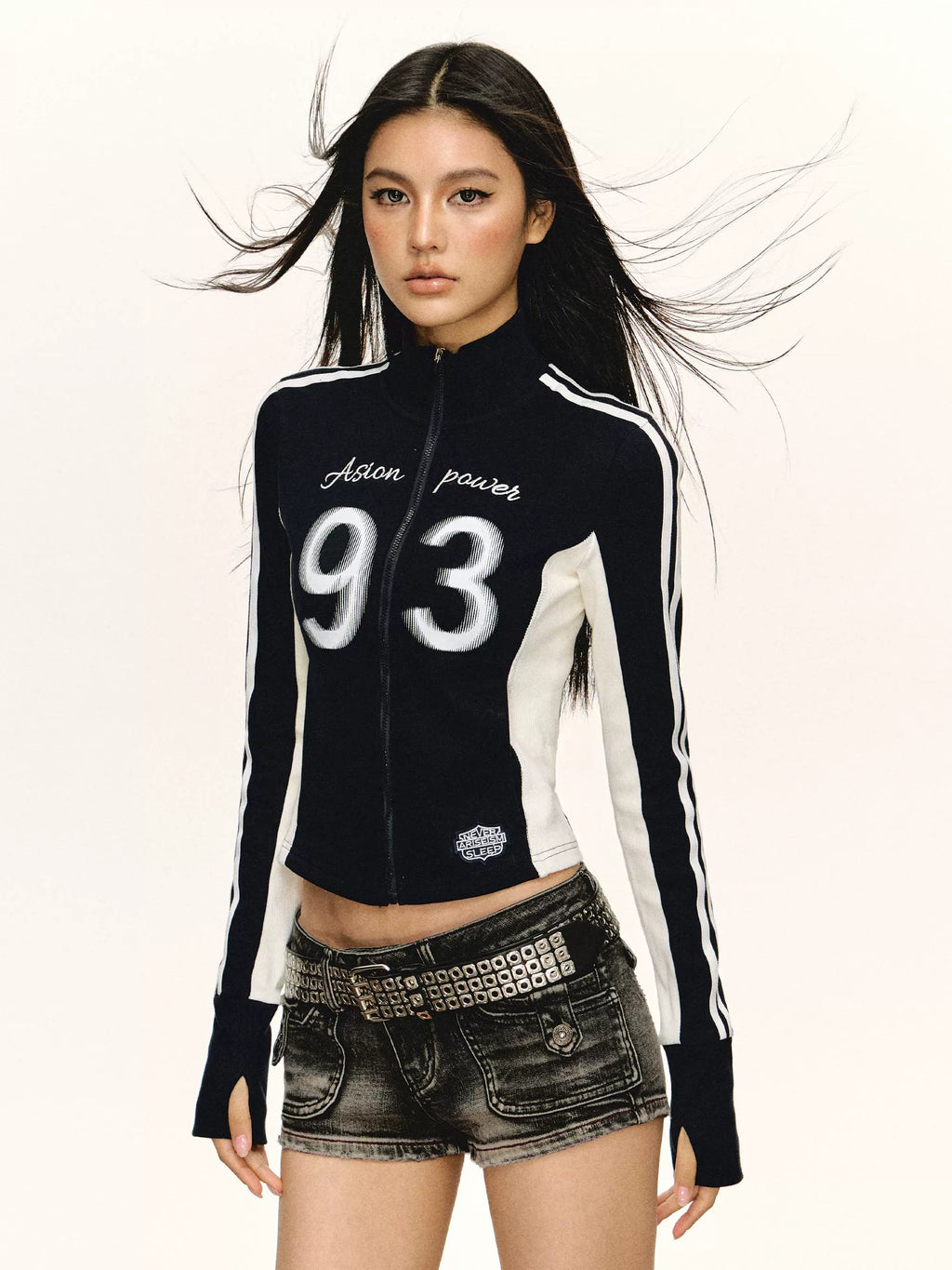 Ariseism Vintage Slim Short Stand-Up Jacket