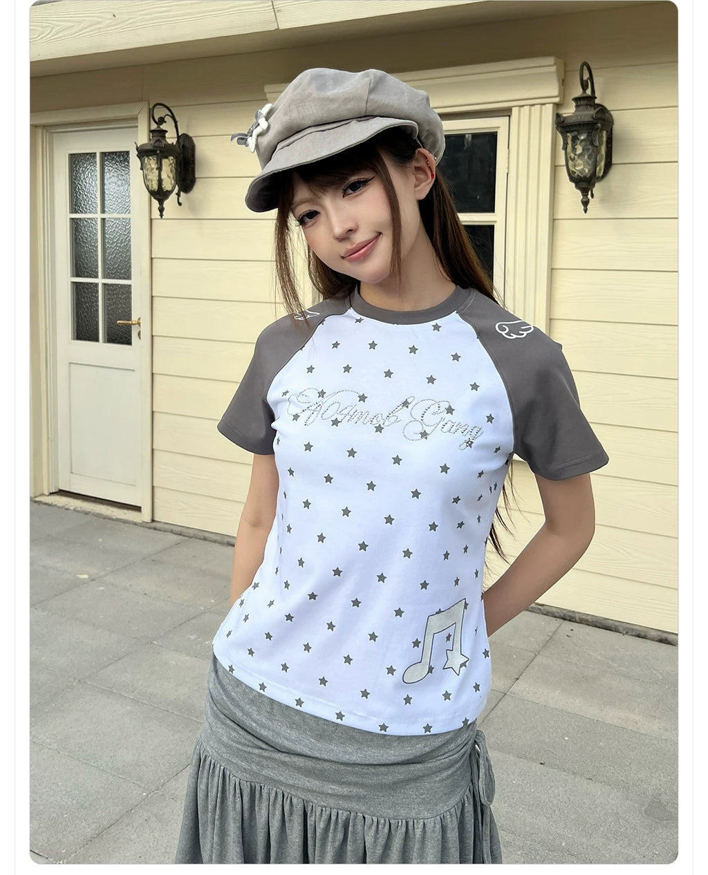 404MOB 3D Hot Drill Full Print Wing Front Shoulder Tee