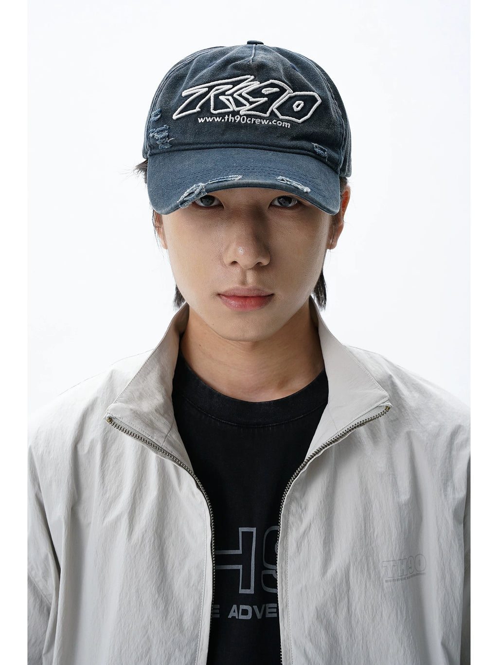 TH90 Retro Three-dimensional Embroidered Cap