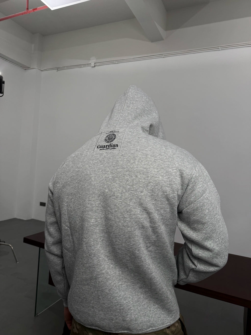 GTAL Three-dimensional Cut Embroidered Hooded Sweater