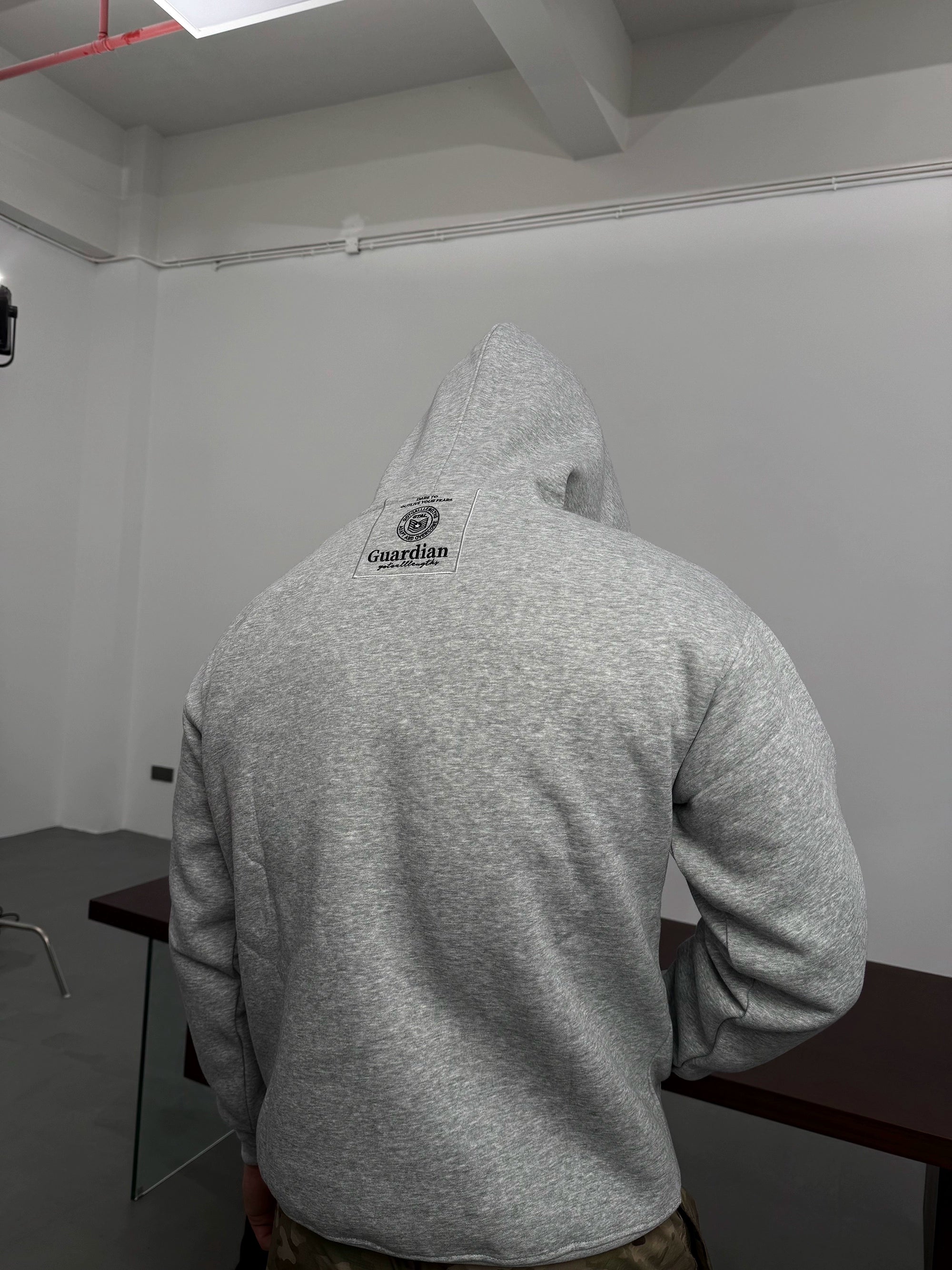 GTAL Three-dimensional Cut Embroidered Hooded Sweater