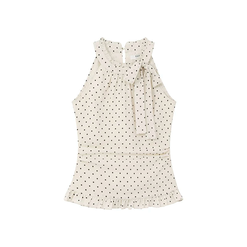 KANO Fungus Edge Waist Polka Dot Neck Sling