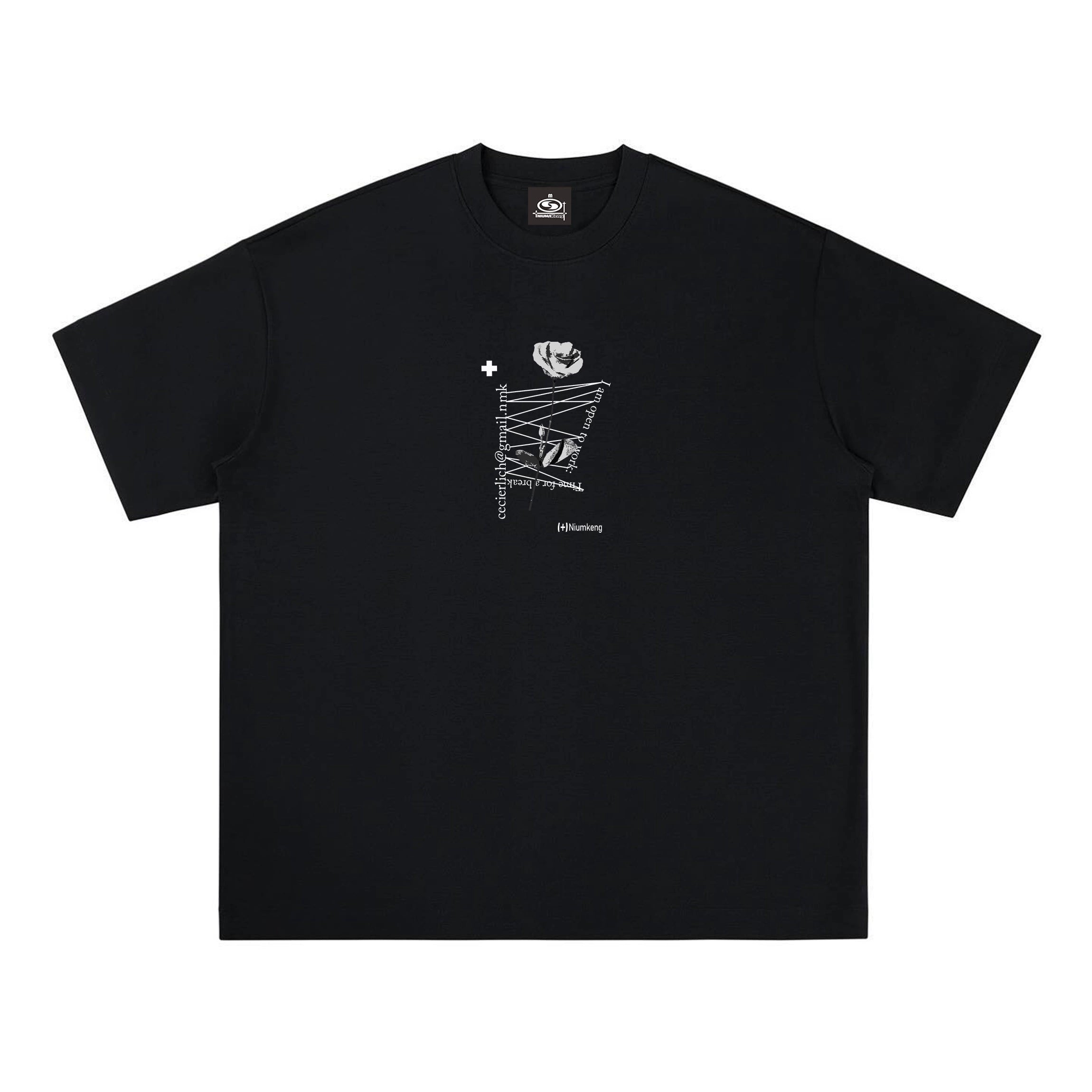 (NMK) Tide Blockbuster Line Rose Rock Punk Tee