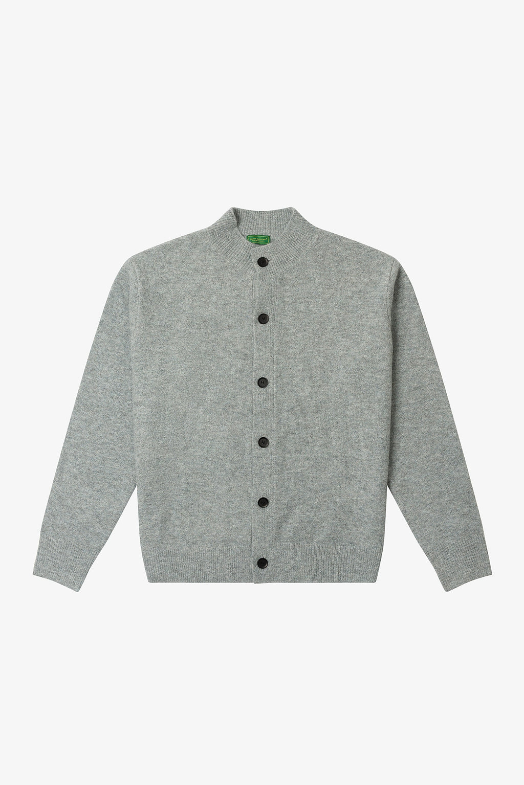 NO LOGO Knitted Button-up Neck Cardigan Sweater