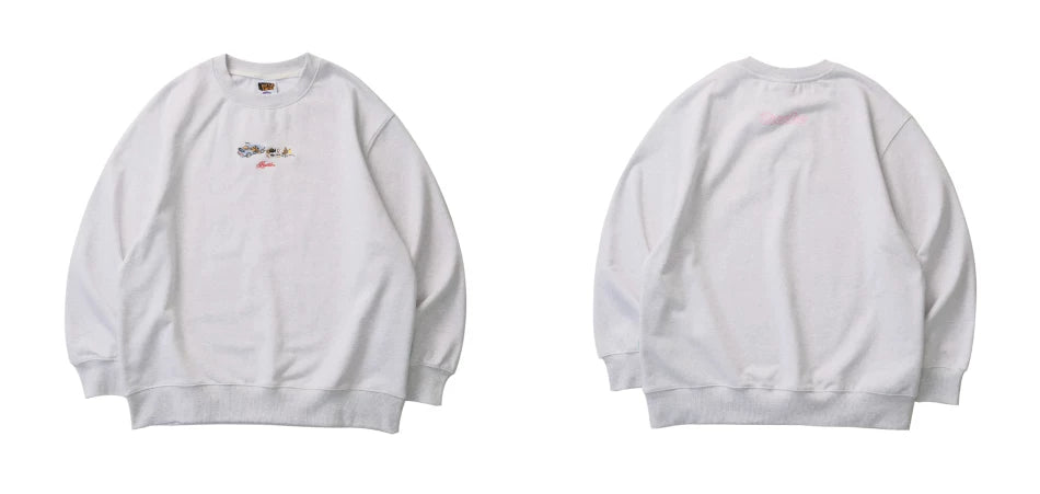 Battles Turbo 420g Embroidered Loose Hoodie