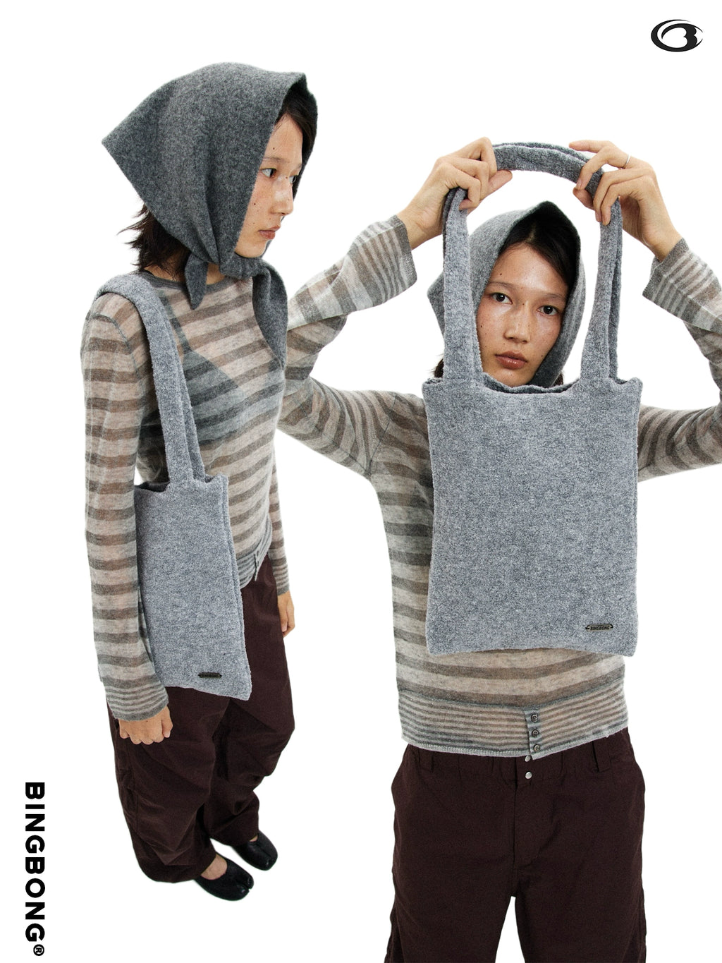 BINGBONG Korean Retro Handbag