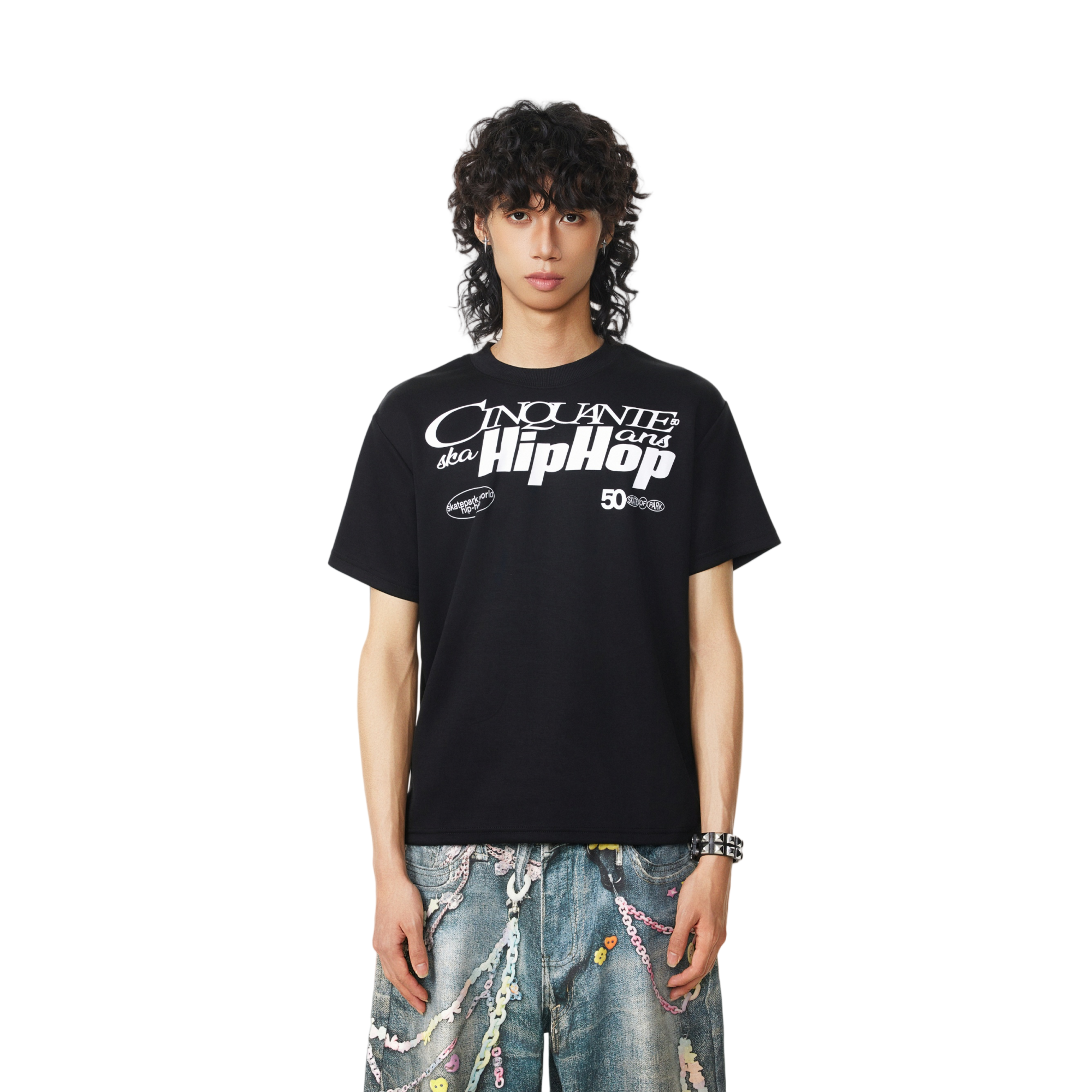 BTSG Retro Copper Ammonia Wire Air Layer Front Shoulder Short Width Tee