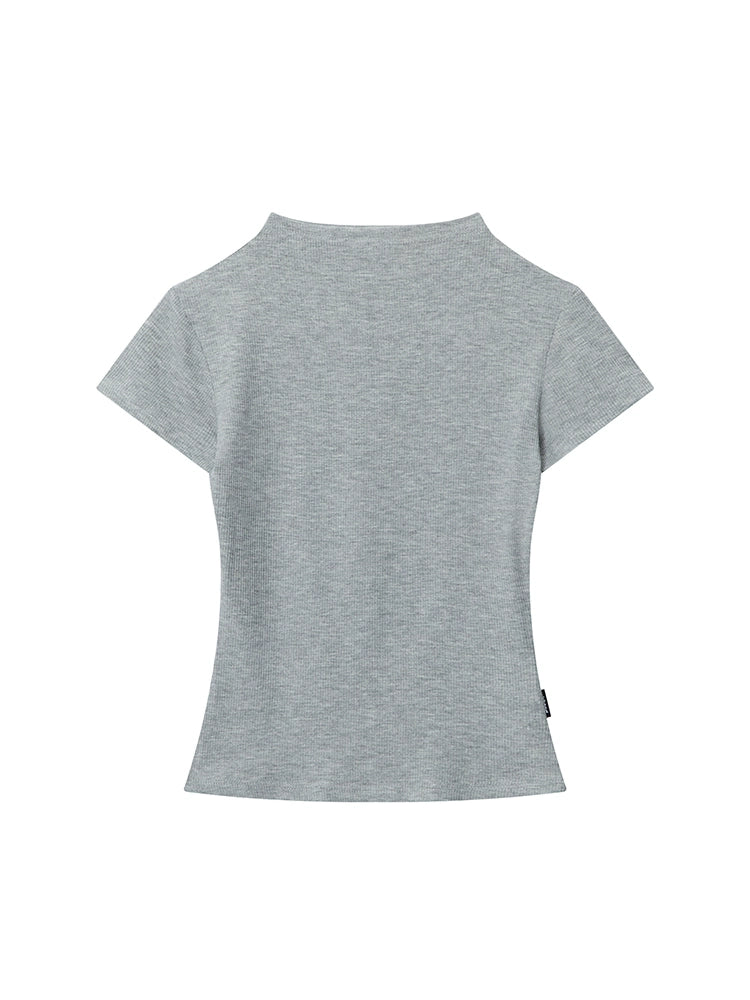 AIRHOOD Front Shoulder Slim Tee