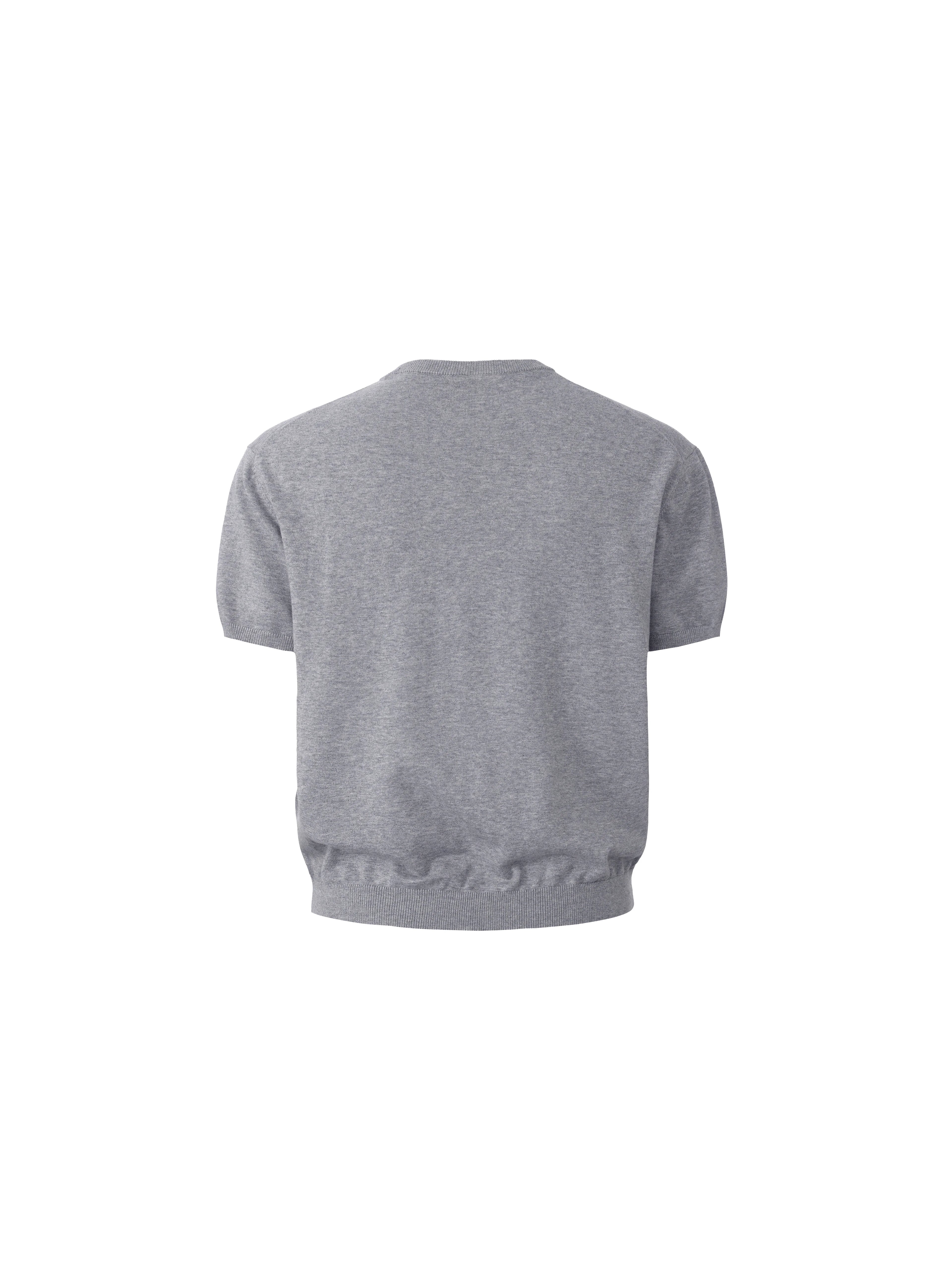 LIBERAFIT Knitted Round Neck Casual Tee