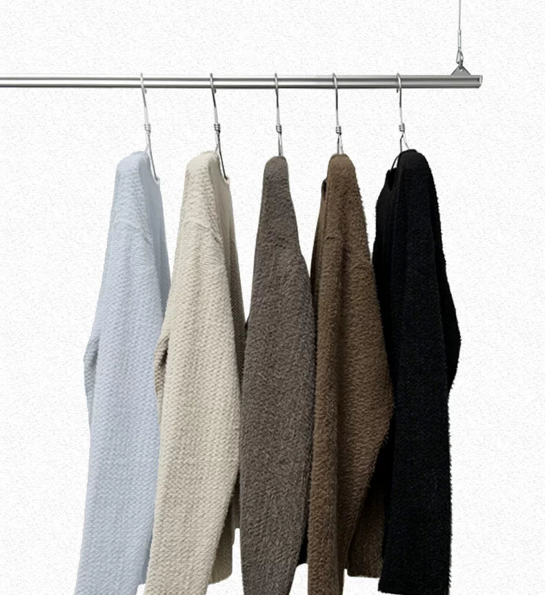 FOYEEN Autumn Plush Multi-Color Cleanfit Casual Long Sleeve