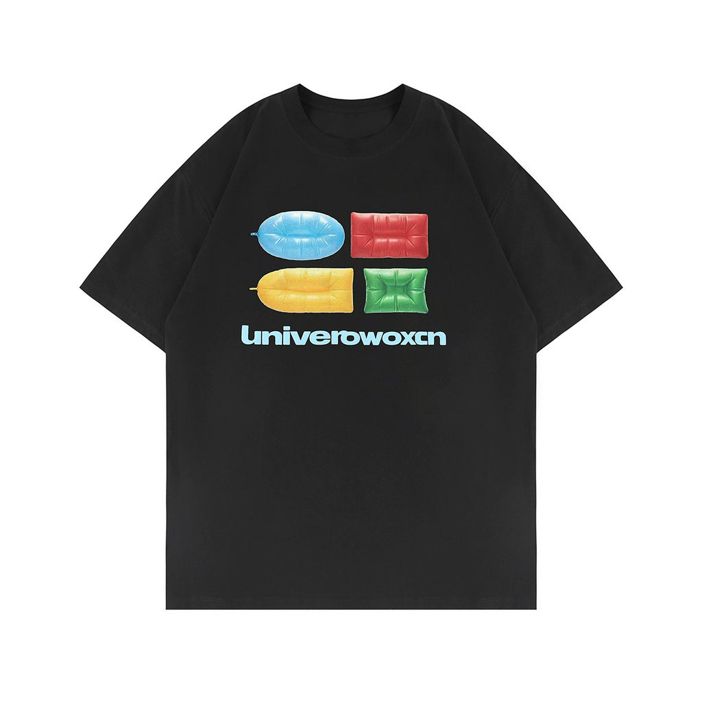 OWOX Versatile Casual Printing Loose Tee