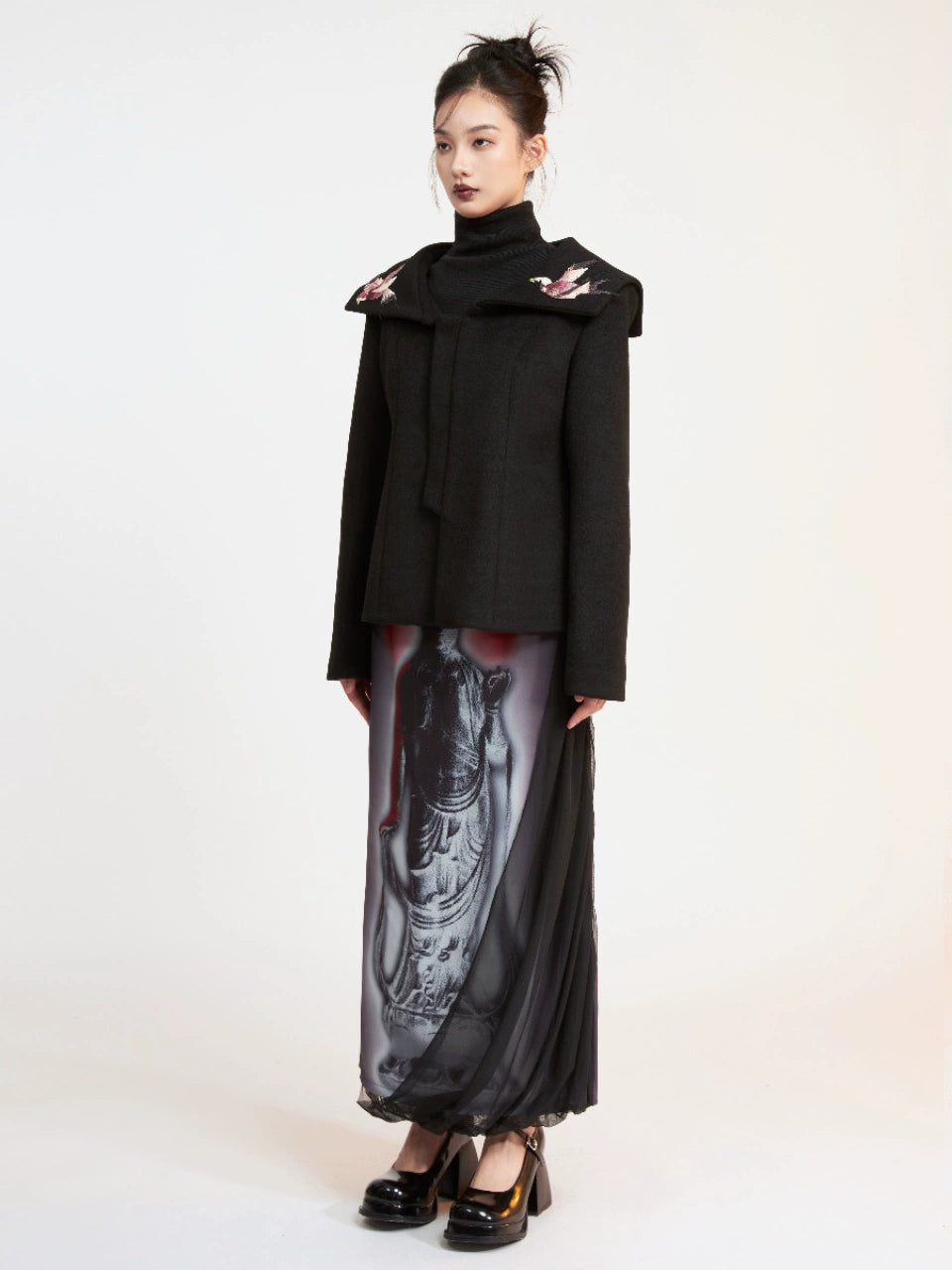 Eidolon Grain Custom Printed Nirvana Space Skirt