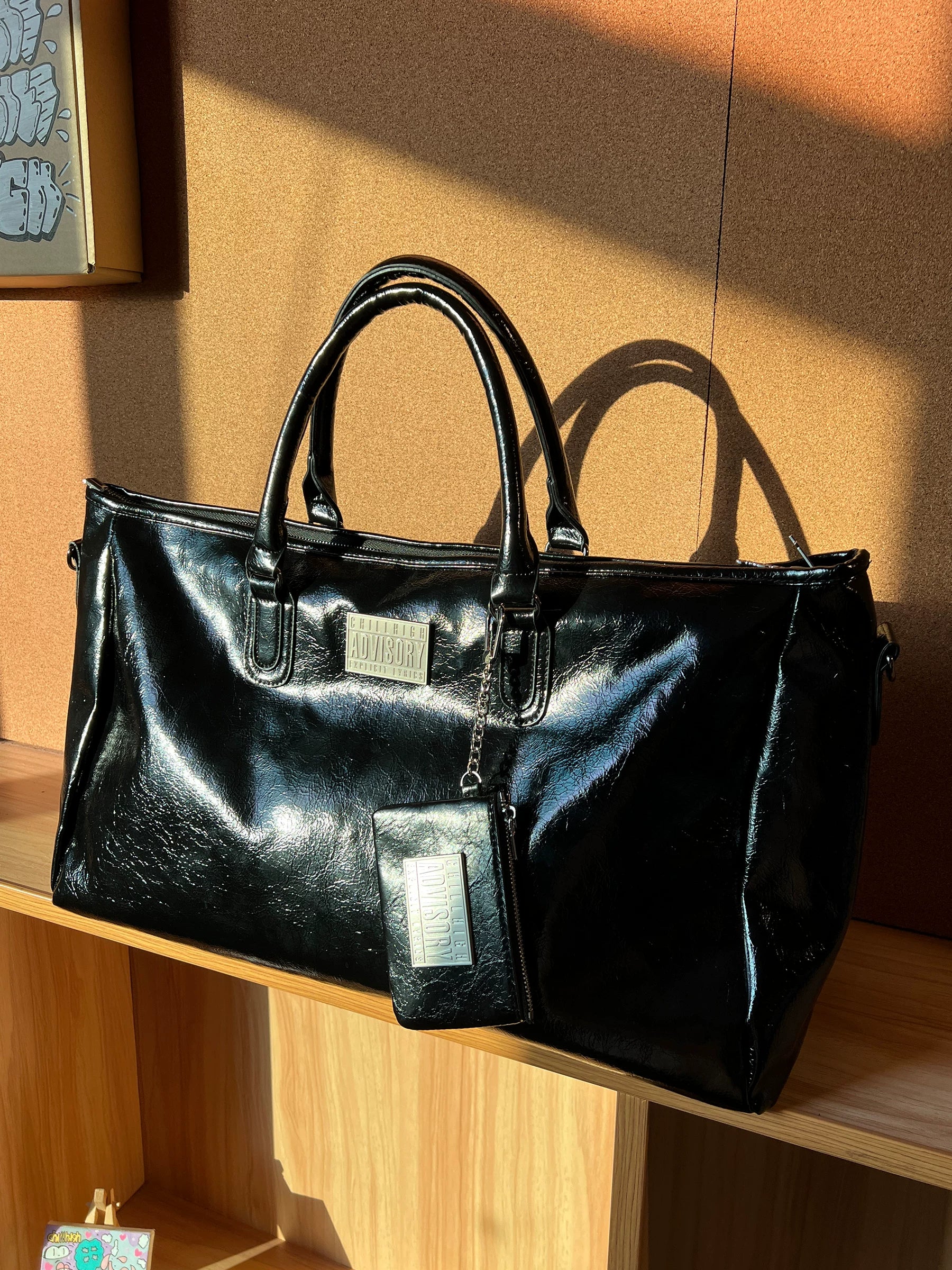 ChillHigh Crack Leather Simple Casual Card Bag