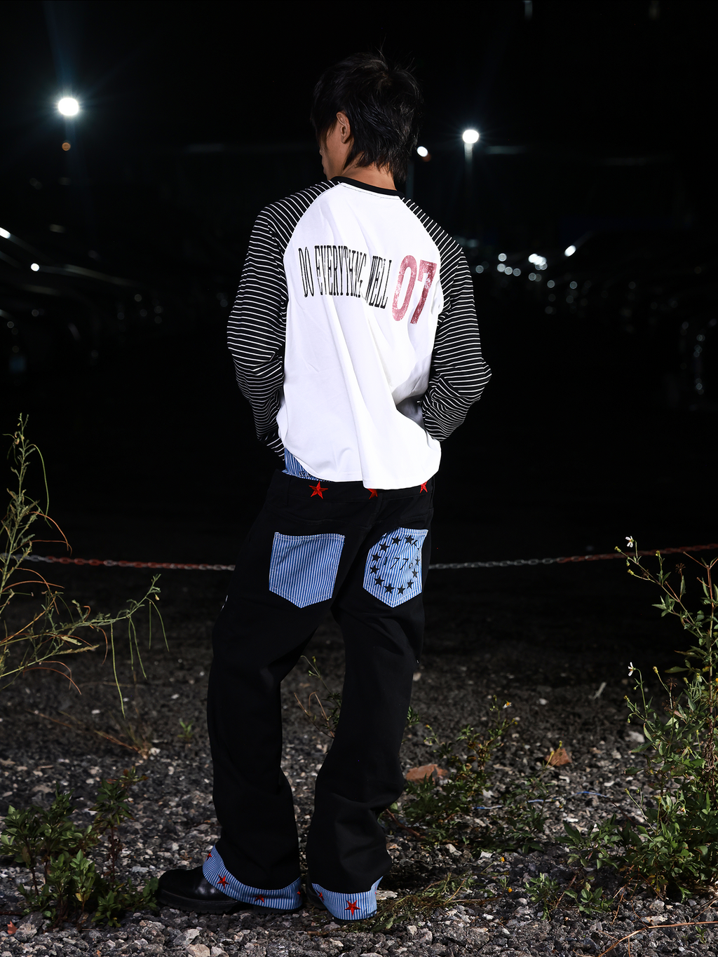 DETW Double Waist Scimitar Stacked Jeans
