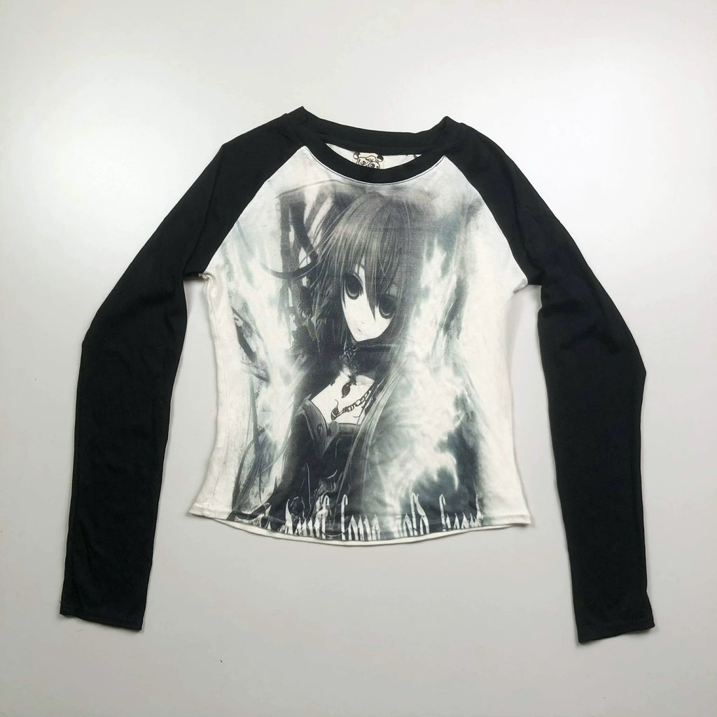 WEBBAR Slim Splicing Long Sleeve Y2K Spice Girls Asia