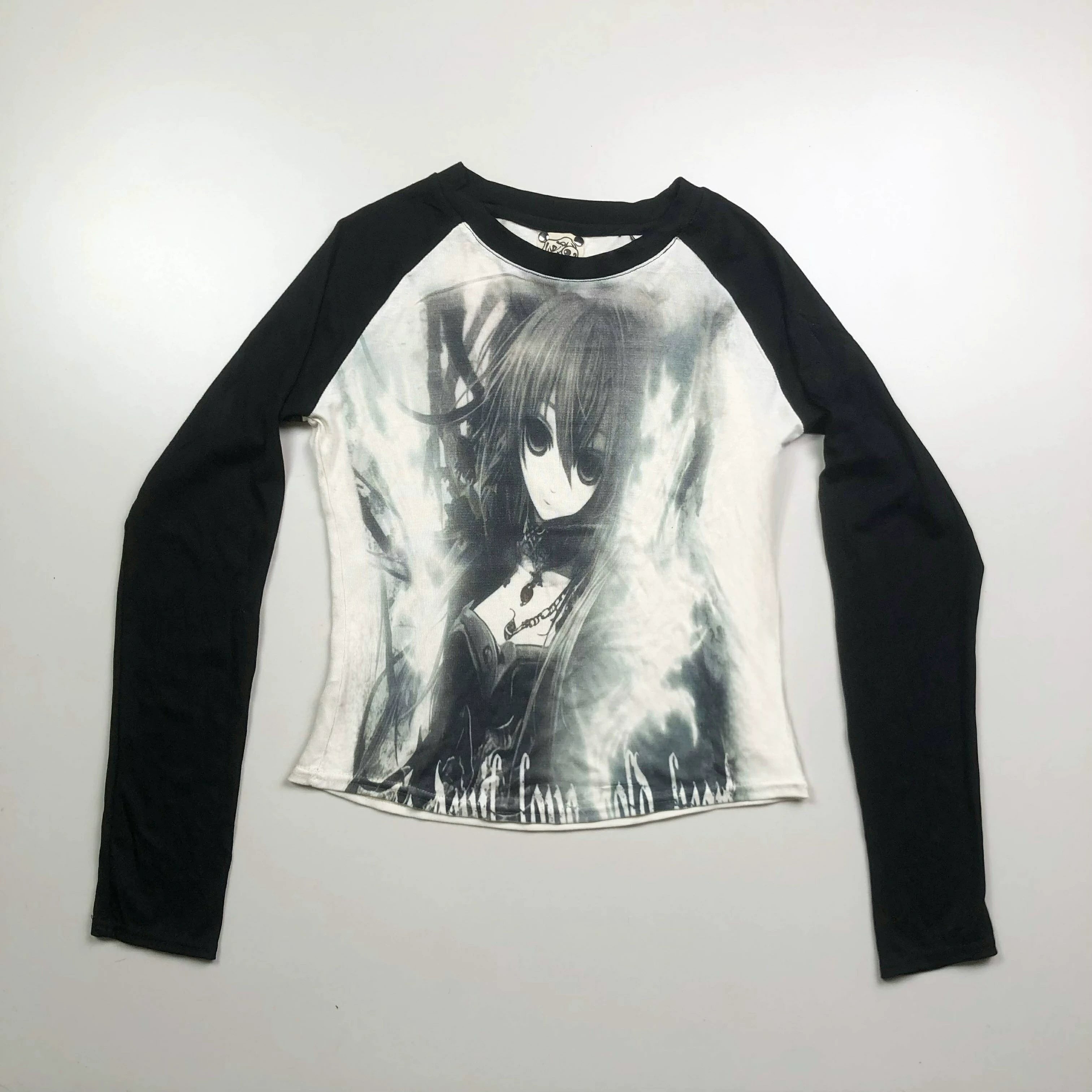 WEBBAR Slim Splicing Long Sleeve Y2K Spice Girls Asia