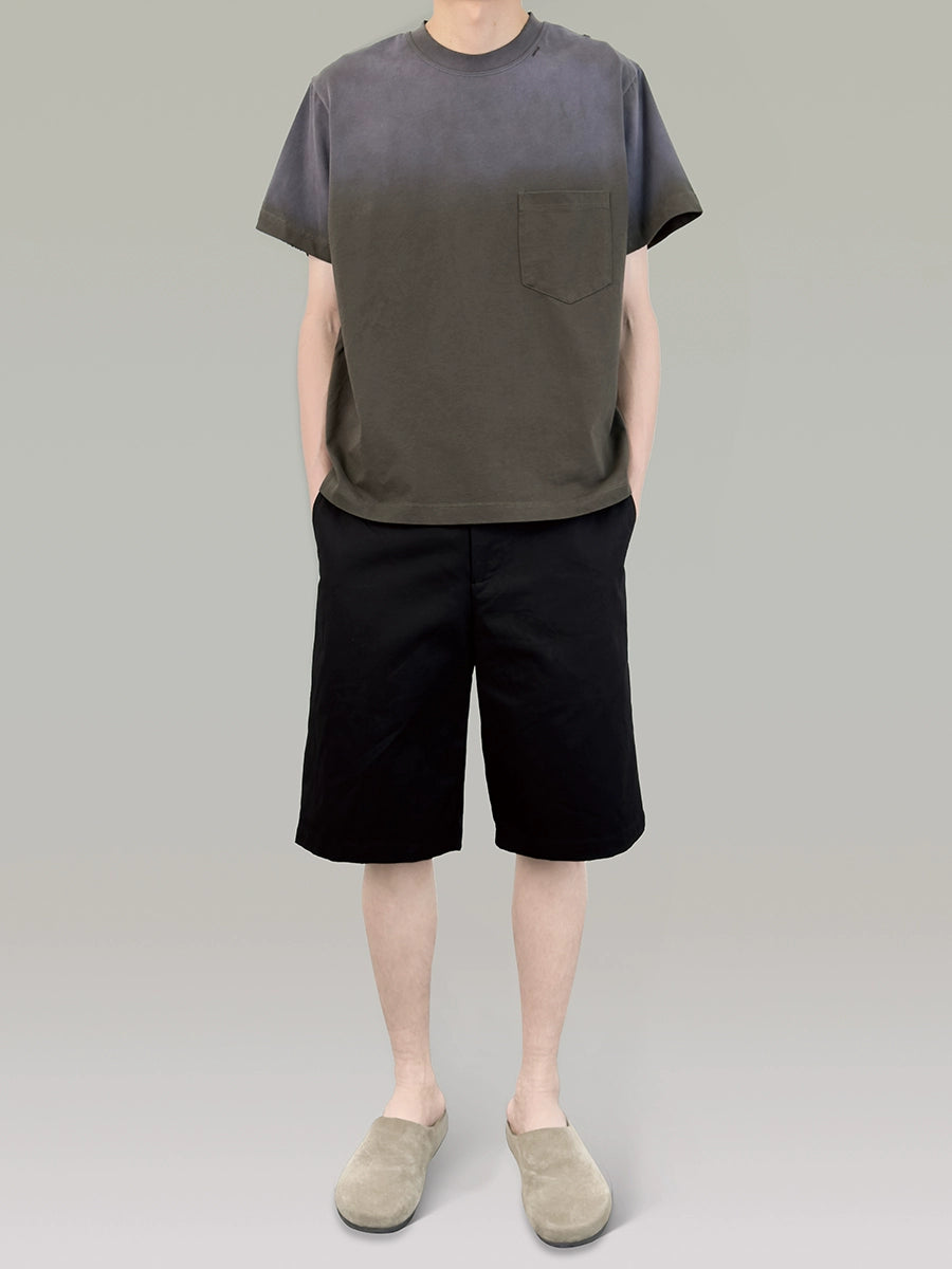 PLUS NO LOGO Tencel Diagonal Bag Cropped Pants Straight-leg Pants