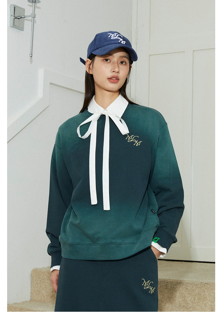 MoodLikeMe Make Old Loose Embroidered Sweater