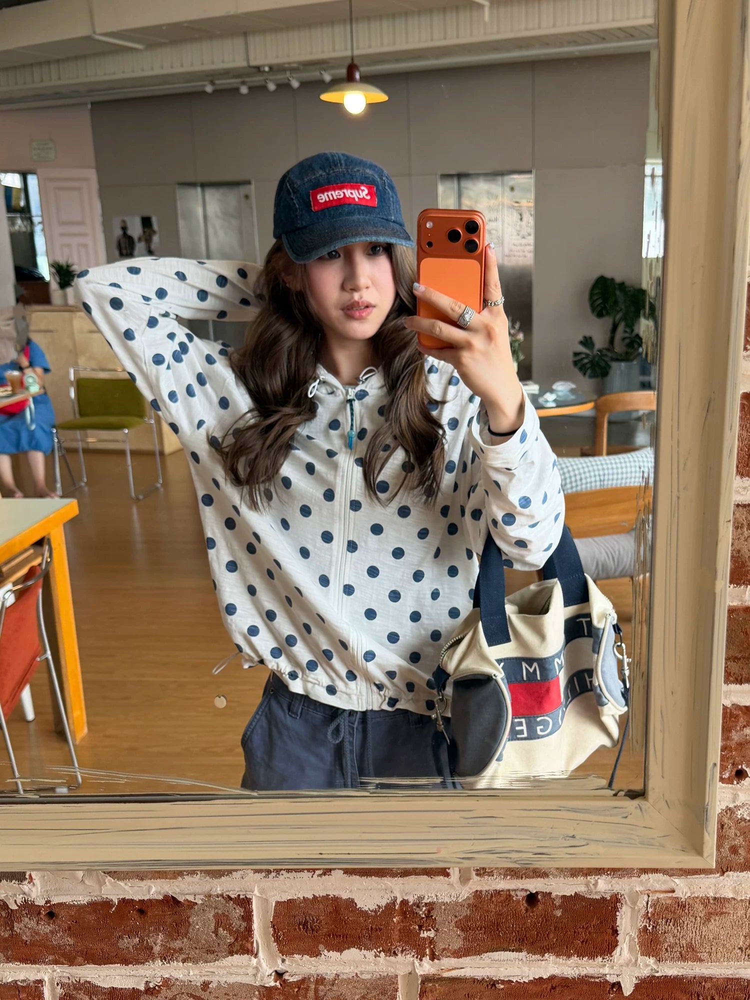 CCYE Polka Dot Hooded Sunscreen Thin Jacket