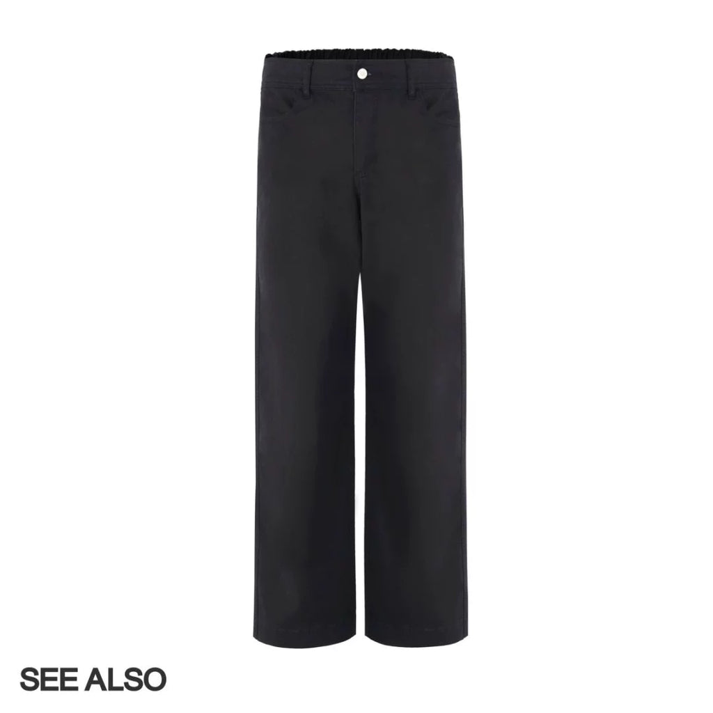 SEE ALSOA Scimitar Wide-leg Casual Versatile Trousers
