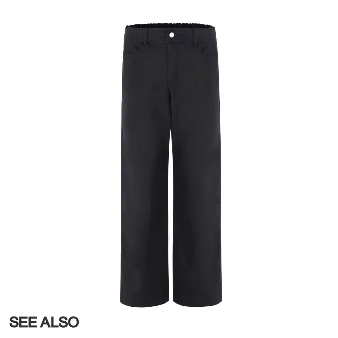 SEE ALSOA Scimitar Wide-leg Casual Versatile Trousers