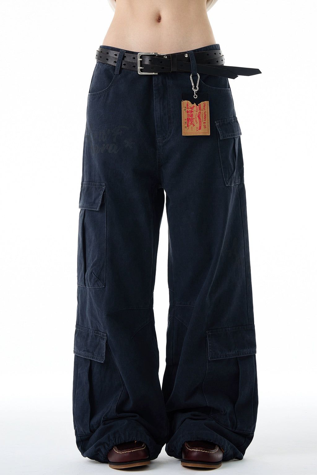 A+WF Vintage Multi-Pocket Toolwear Casual Pants