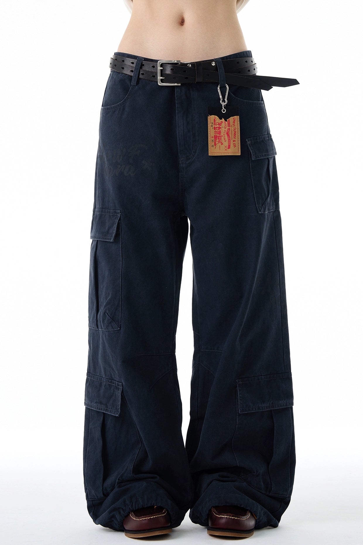 A+WF Vintage Multi-Pocket Toolwear Casual Pants