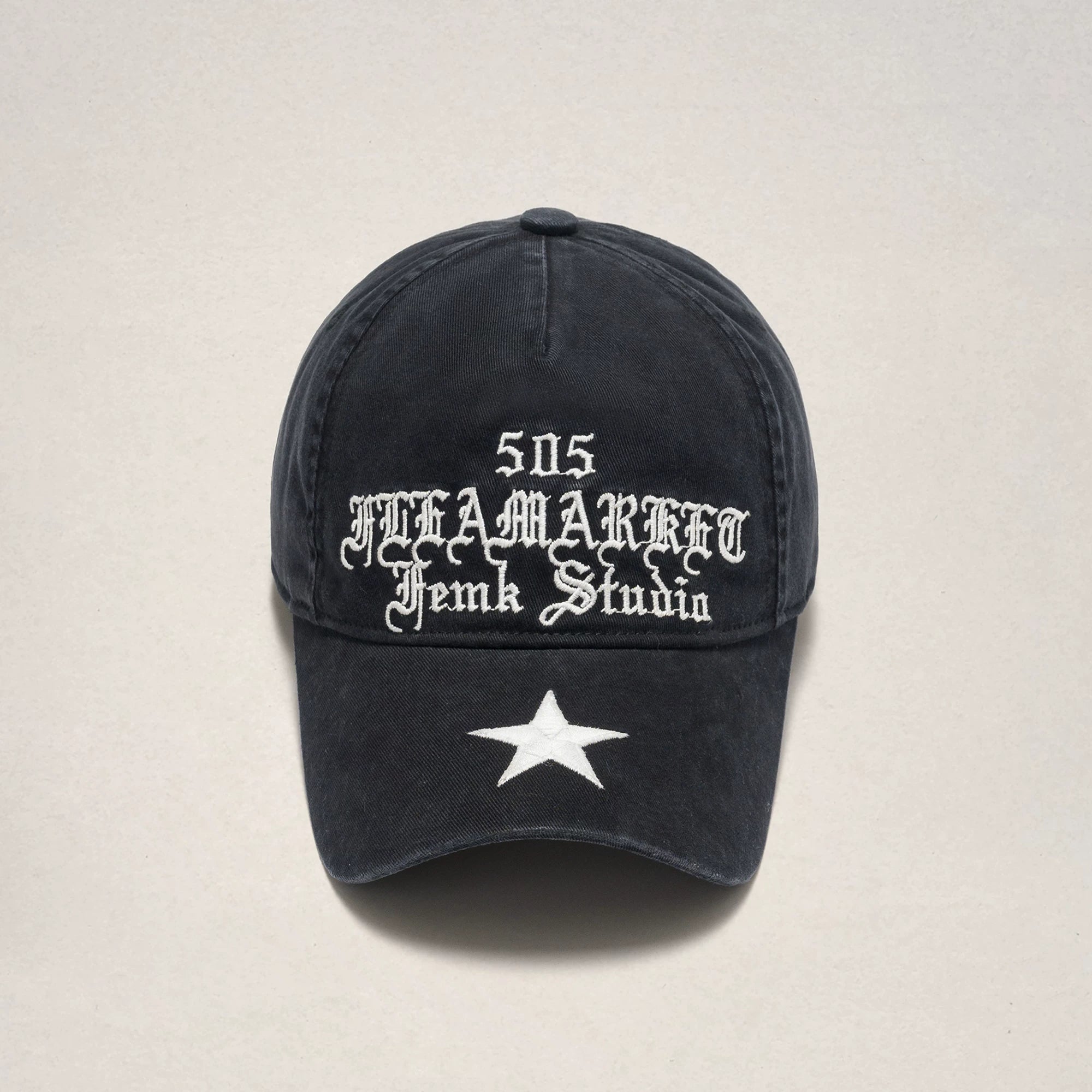 Fleamarket Embroidered Old Pentagram Baseball Cap