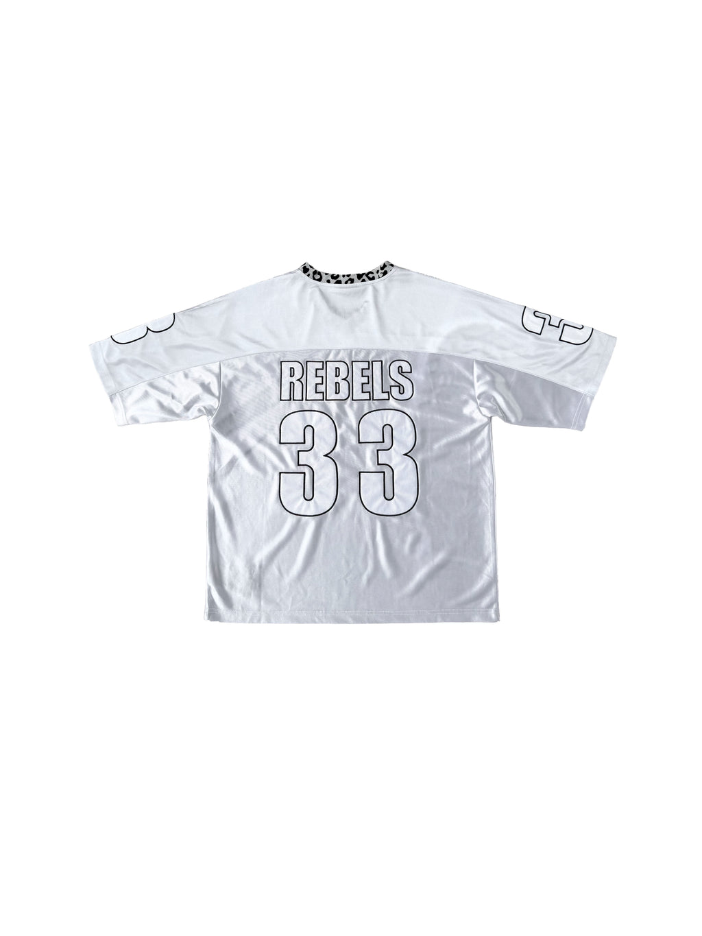 CHAI Splicing Glossy Loose Versatile Jersey Tee