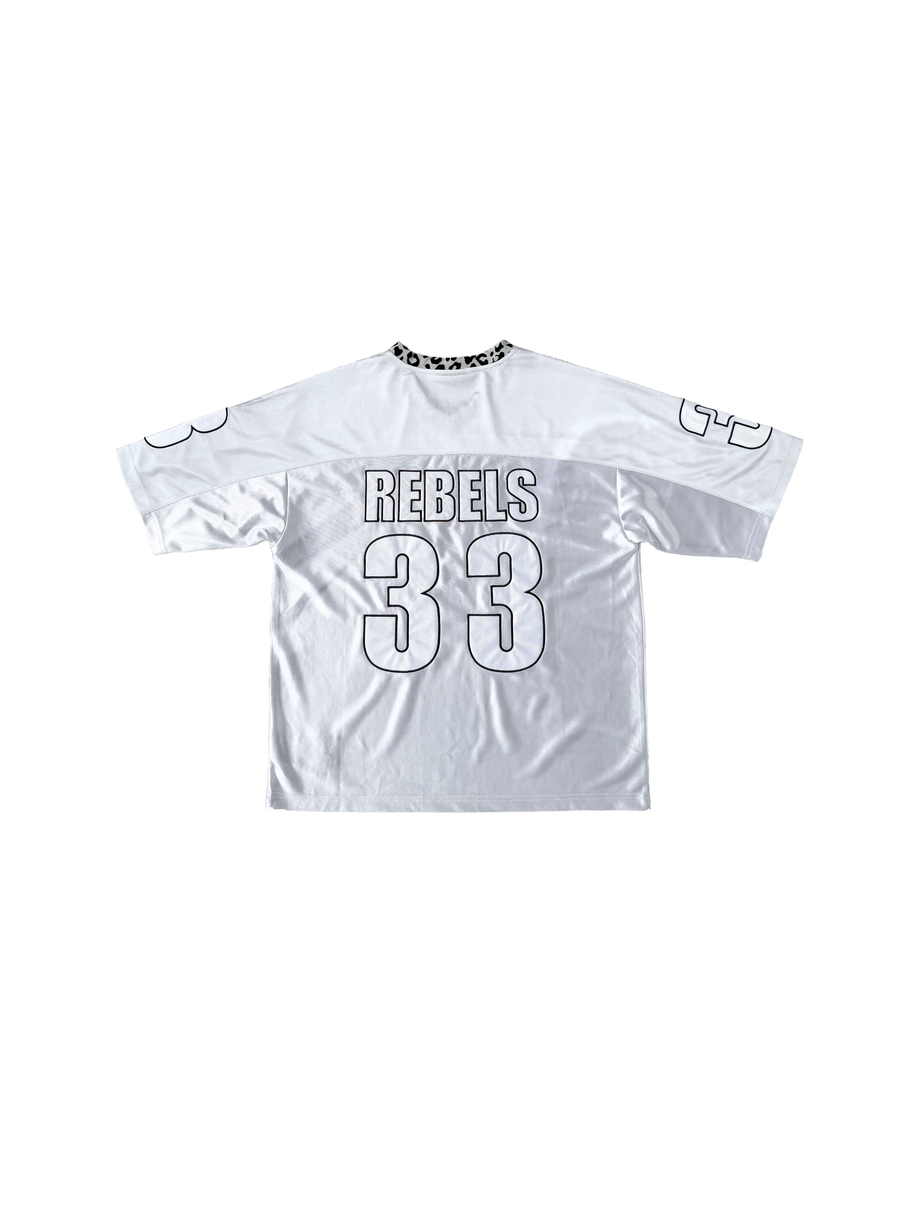 CHAI Splicing Glossy Loose Versatile Jersey Tee