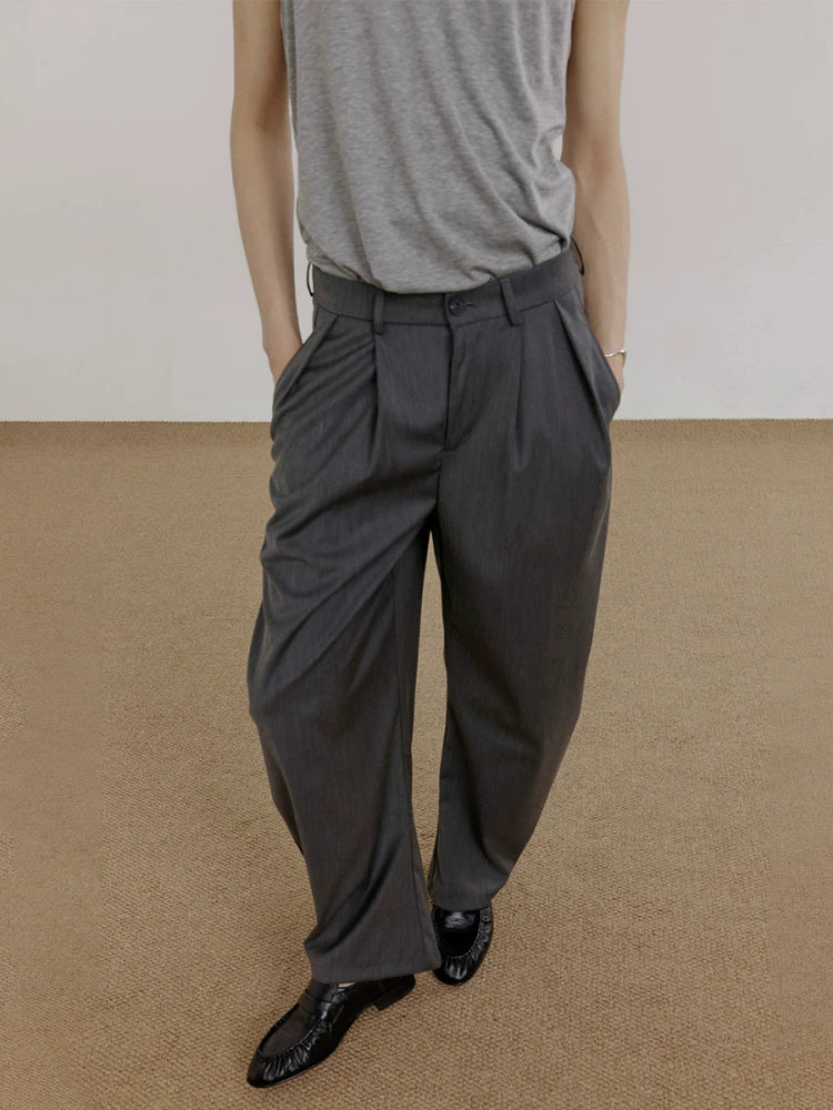COLN Casual Versatile Loose Scimitar Pants