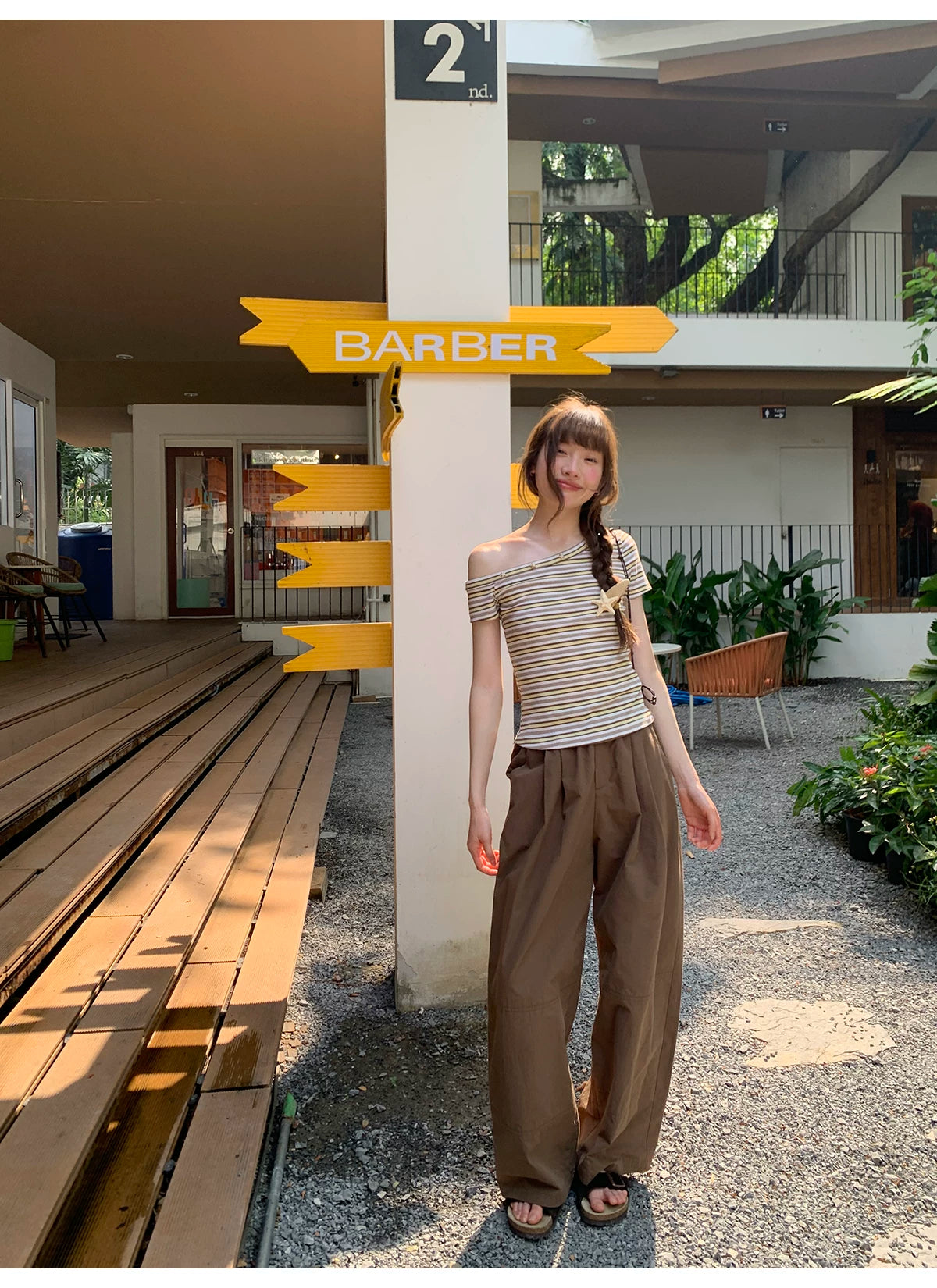 KANO Elastic Waist Slacks