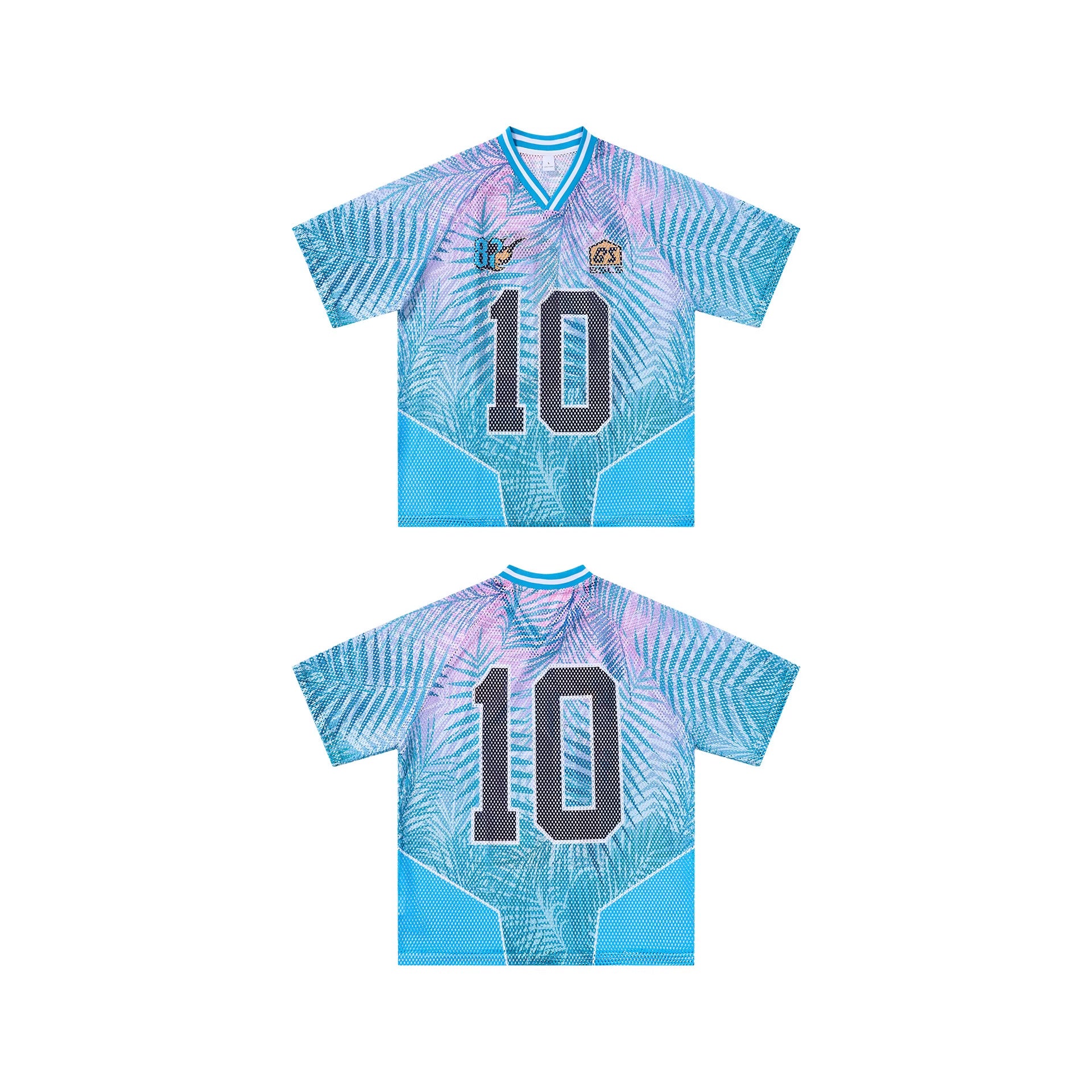 Inflation Vintage V-neck Digital Printing Tee