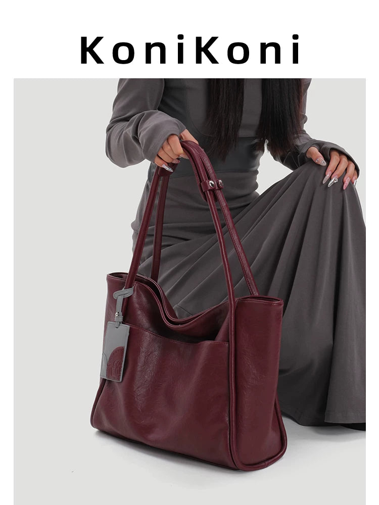 KoniKoni Niche Premium Large Capacity Shoulder Bag
