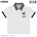 MEDM Contrasting Color Collar Edge Casual Polo Shirt Tee