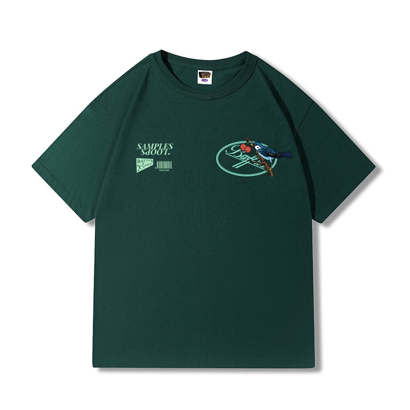 Battles Potted Sparrow Retro Casual Tee