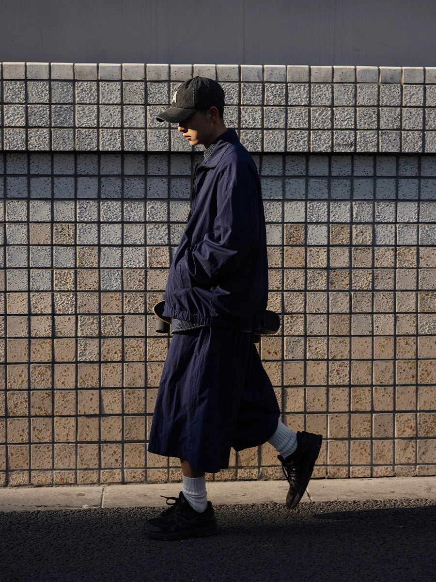 NOEARS Japanese Retro Loose Quick-drying Cropped Pants