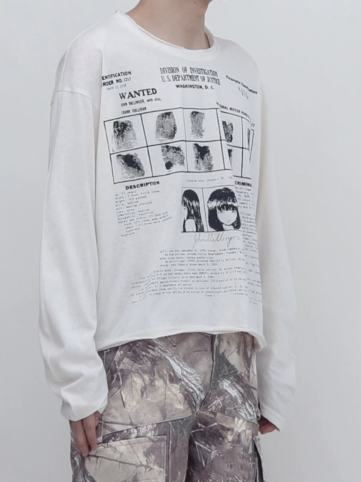 PERDU Thin Scimitar Hemming Destroys Long Sleeves