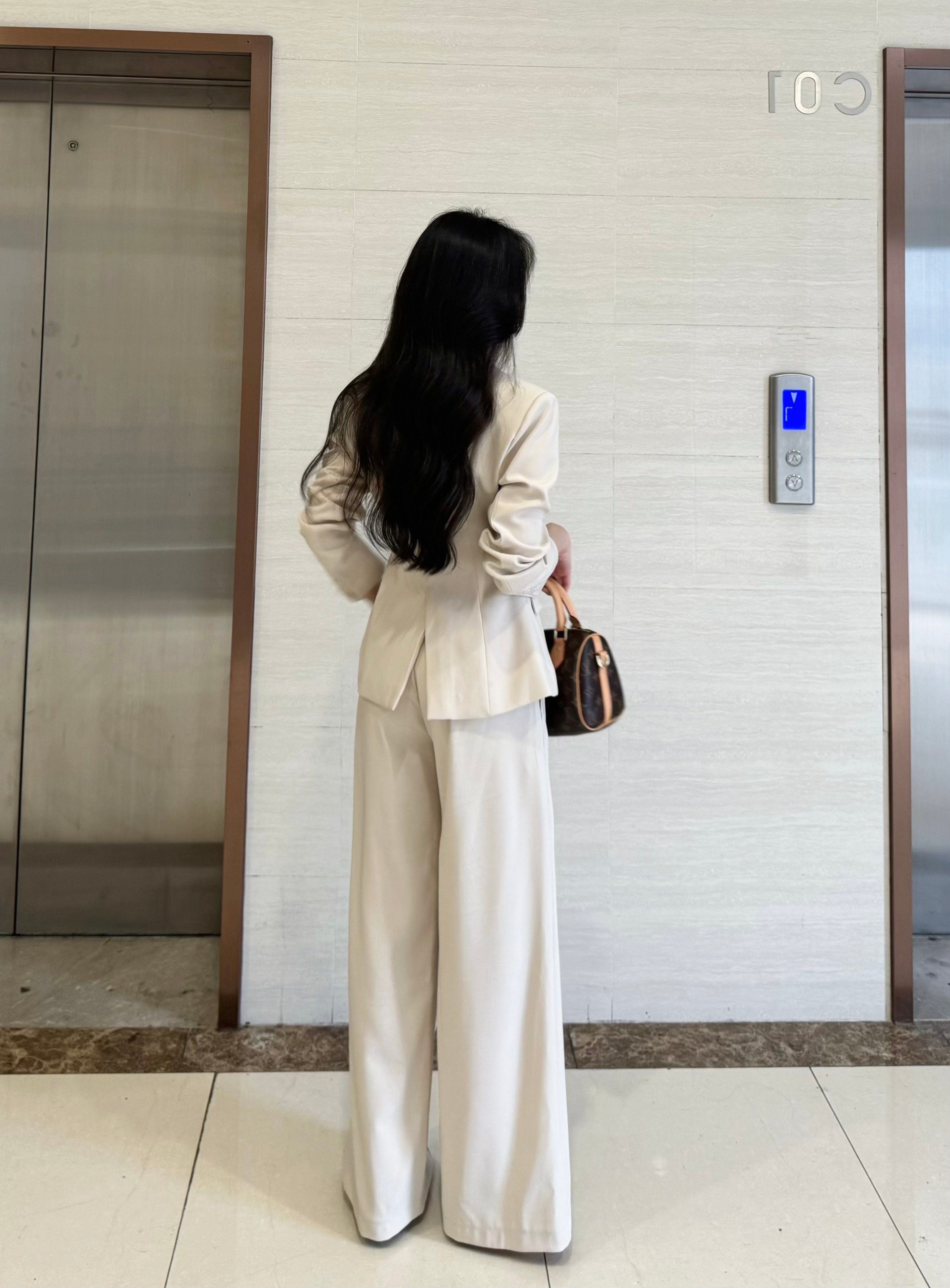 PANPANSTUDIO Korean Wide-leg Pants Suit