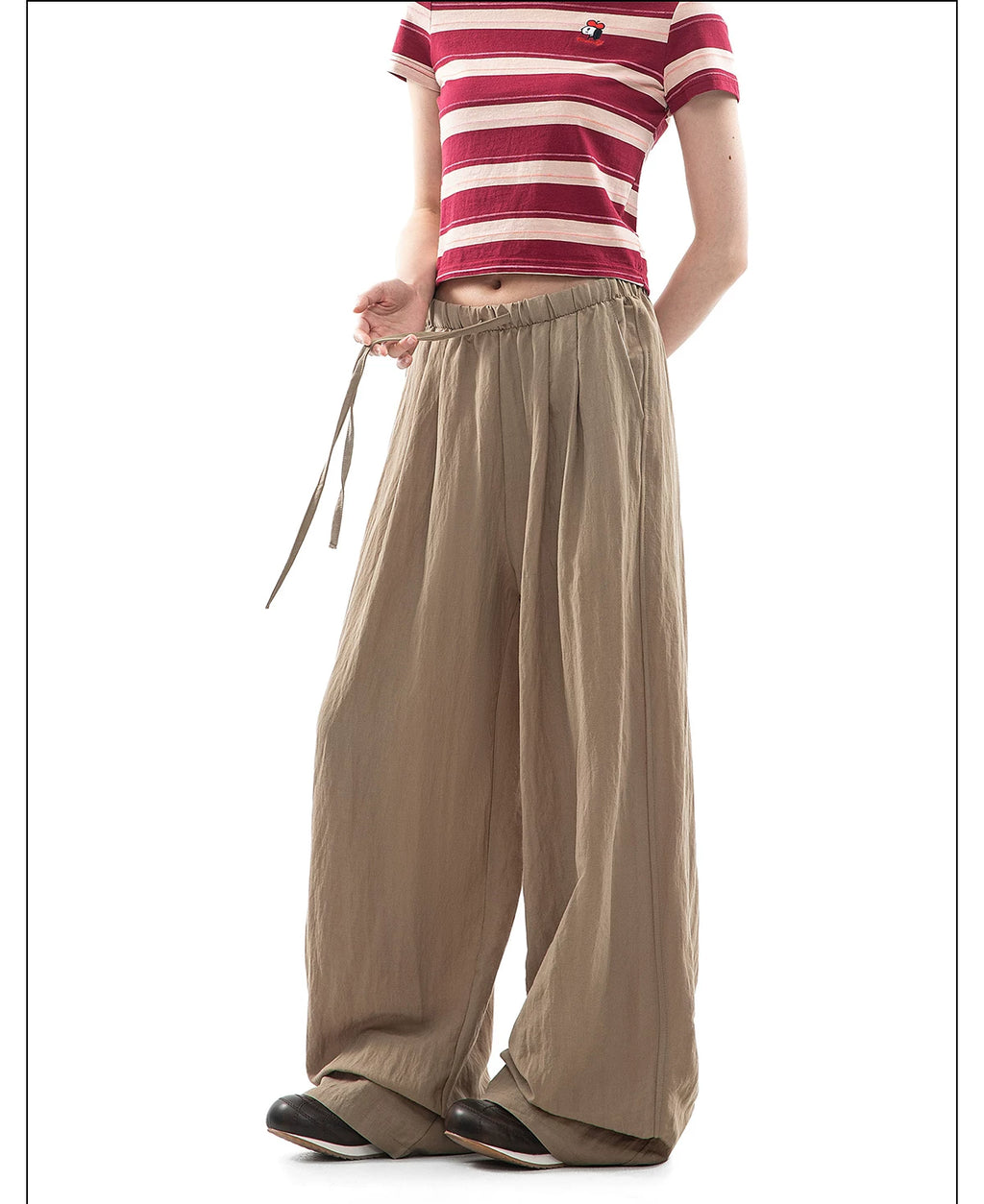 CHANT2nd Wide Leg Loose Pendant Casual Pants