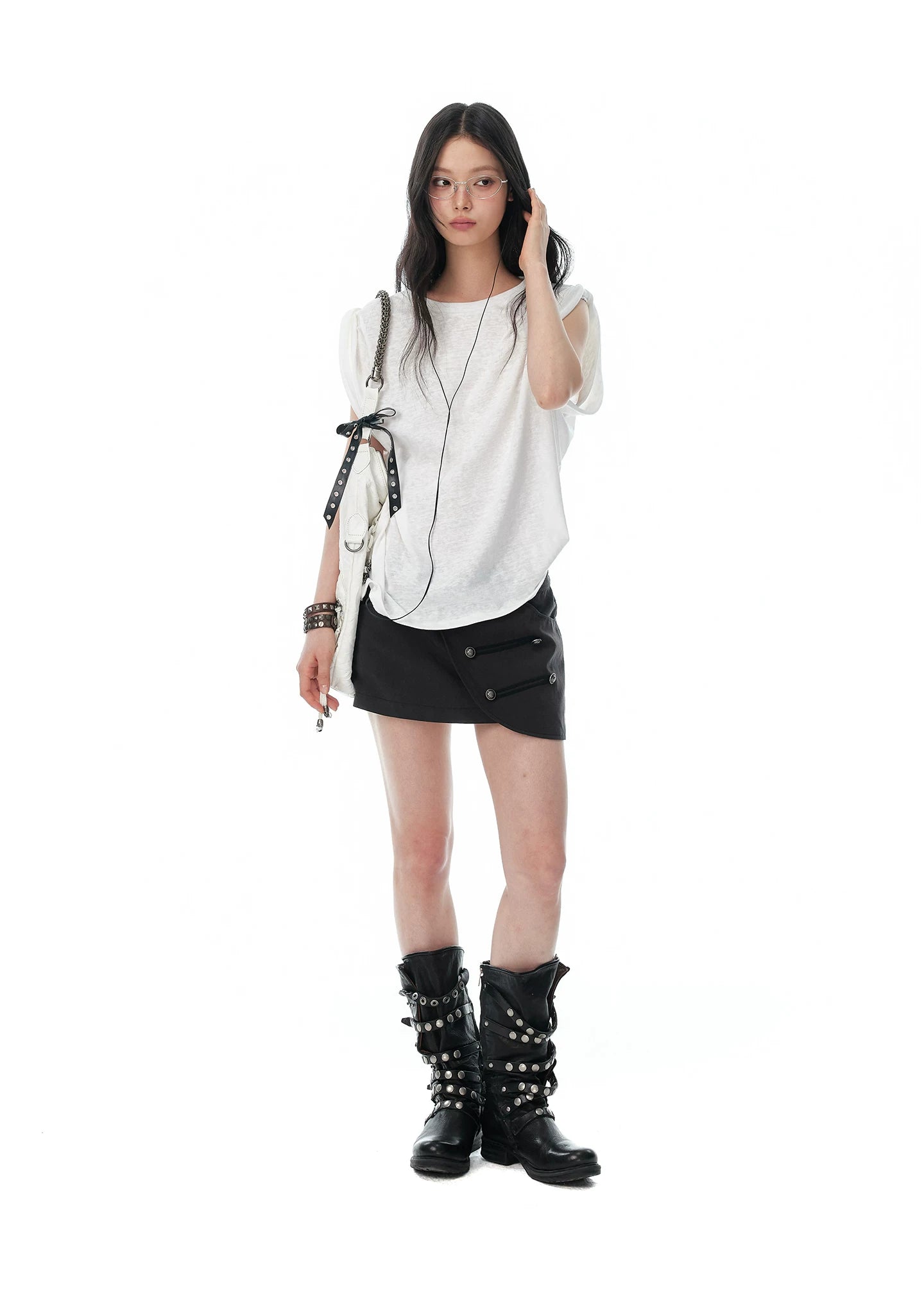 JIKOO Thin Breathable Drape Sleeveless Tee