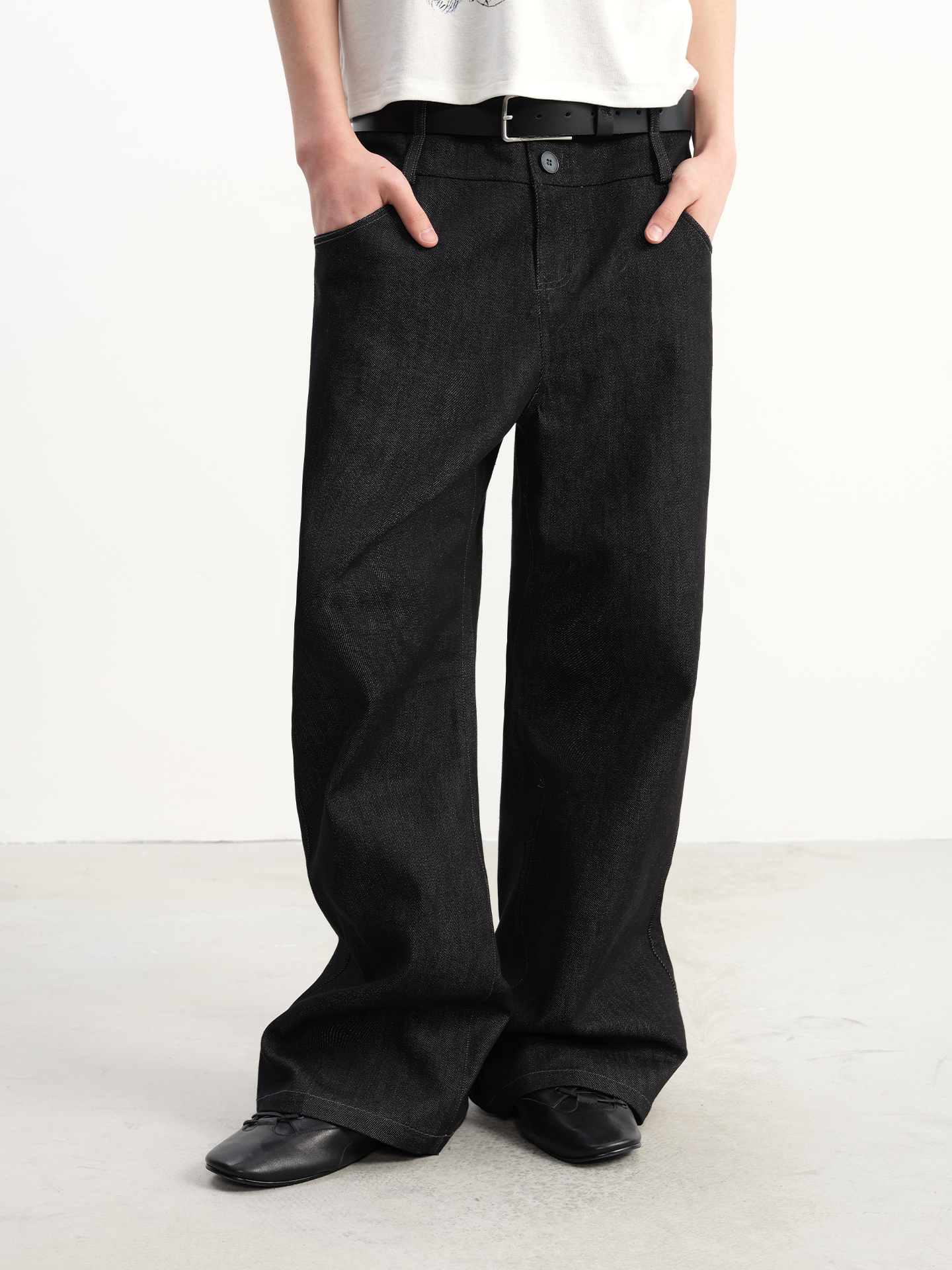 JCAESAR Retro Micro-pull Jeans